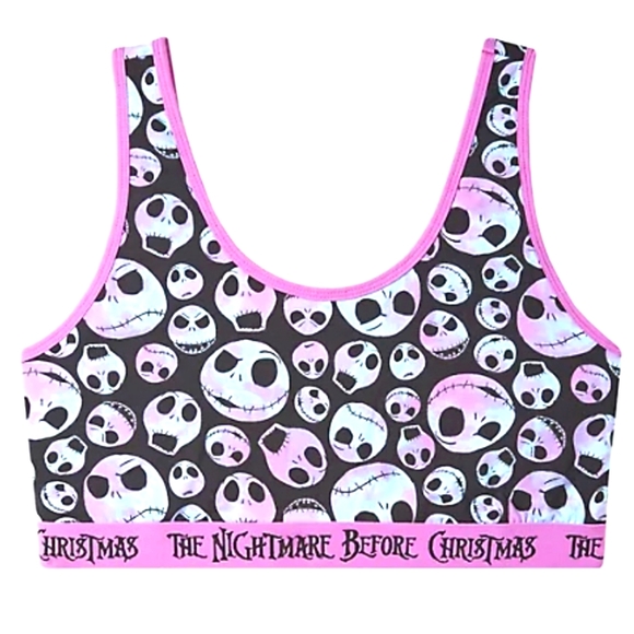 ❤️NWT VINTAGE TORRID BRALETTE NIGHTMARE BEFORE CHRISTMAS JACK HALLOWEEN SIZE 2X - Picture 8 of 11